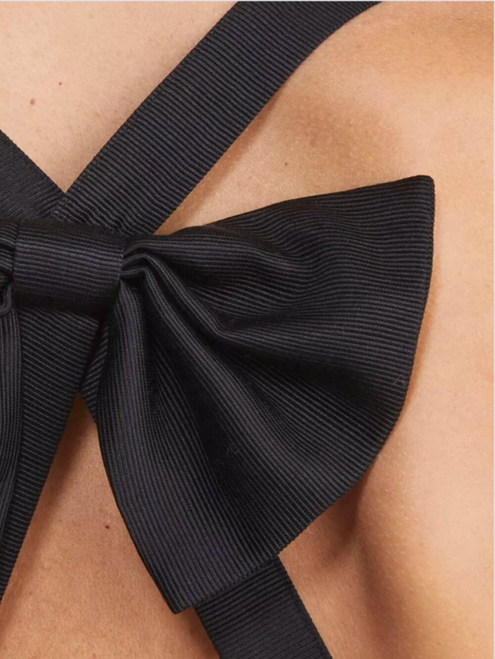 Vineyard Vines Black Bow Back Fit & Flare Silk Dress Wedding Guest Party 14 NWT - Picture 9 of 14